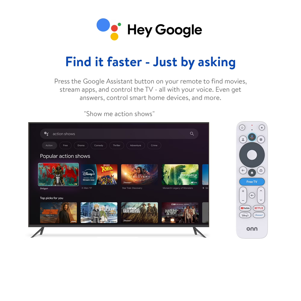 Onn Android TV 4K UHD Streaming Box