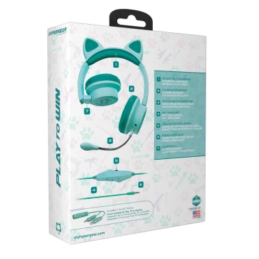 HyperGear Kombat Kitty Gaming Headset for Kids