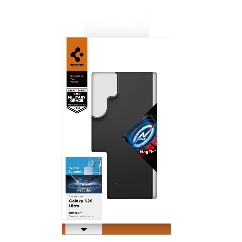 Spigen - Thintect MagFit Case for Samsung Galaxy S26 Ultra - Black