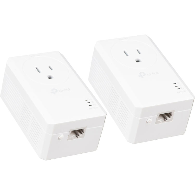 TP-Link TL-PA7017P AV1000 Gigabit Passthrough Powerline Extender Starter Kit