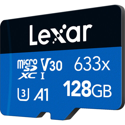 Lexar High-Performance 633x UHS-I microSDXC Memory Card with SD Adapter