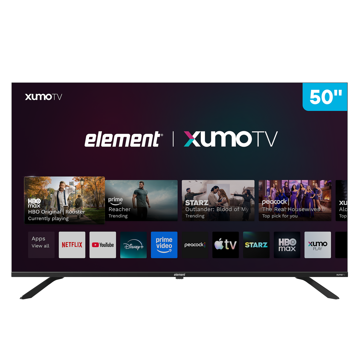 Element 50” 4K UHD HDR Frameless Xumo TV