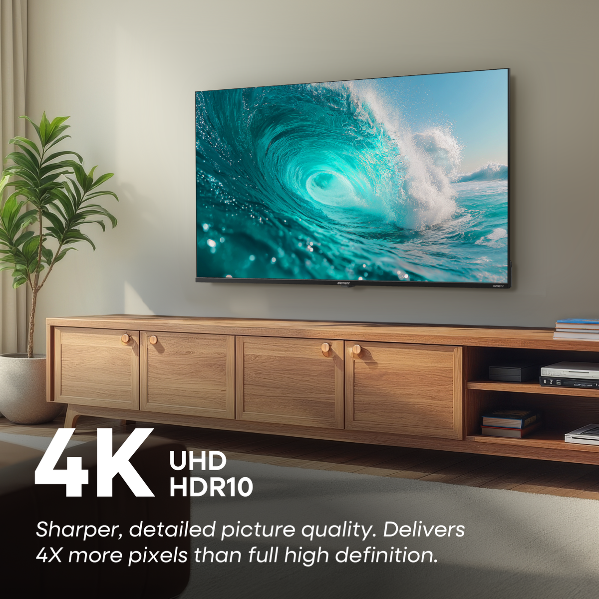 Element 43” 4K UHD HDR Frameless Xumo TV