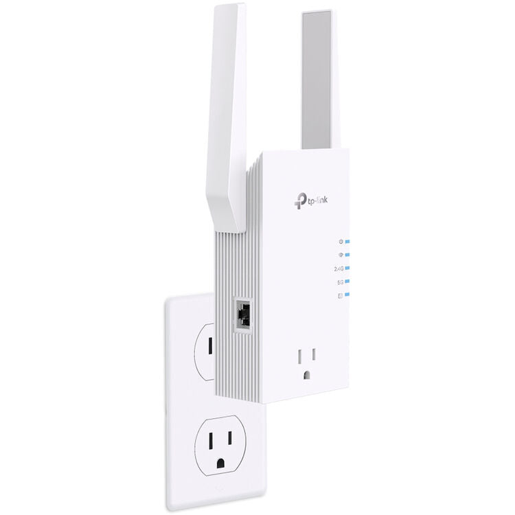 TP-Link RE765X AX3000 Dual-Band Wi-Fi 6 Range Extender & Smart Plug