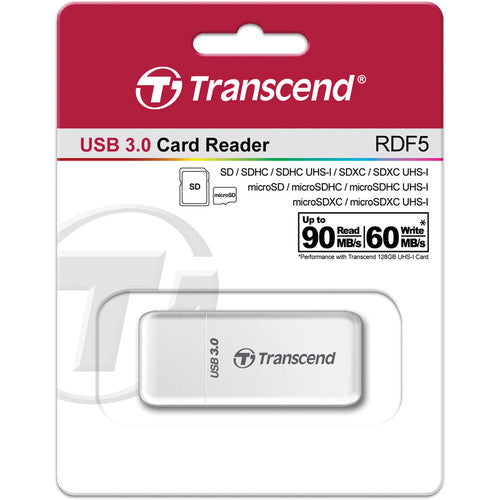 Transcend RDF5 USB 3.1 Gen 1 SDHC/SDXC / microSDHC/SDXC Memory Card Reader