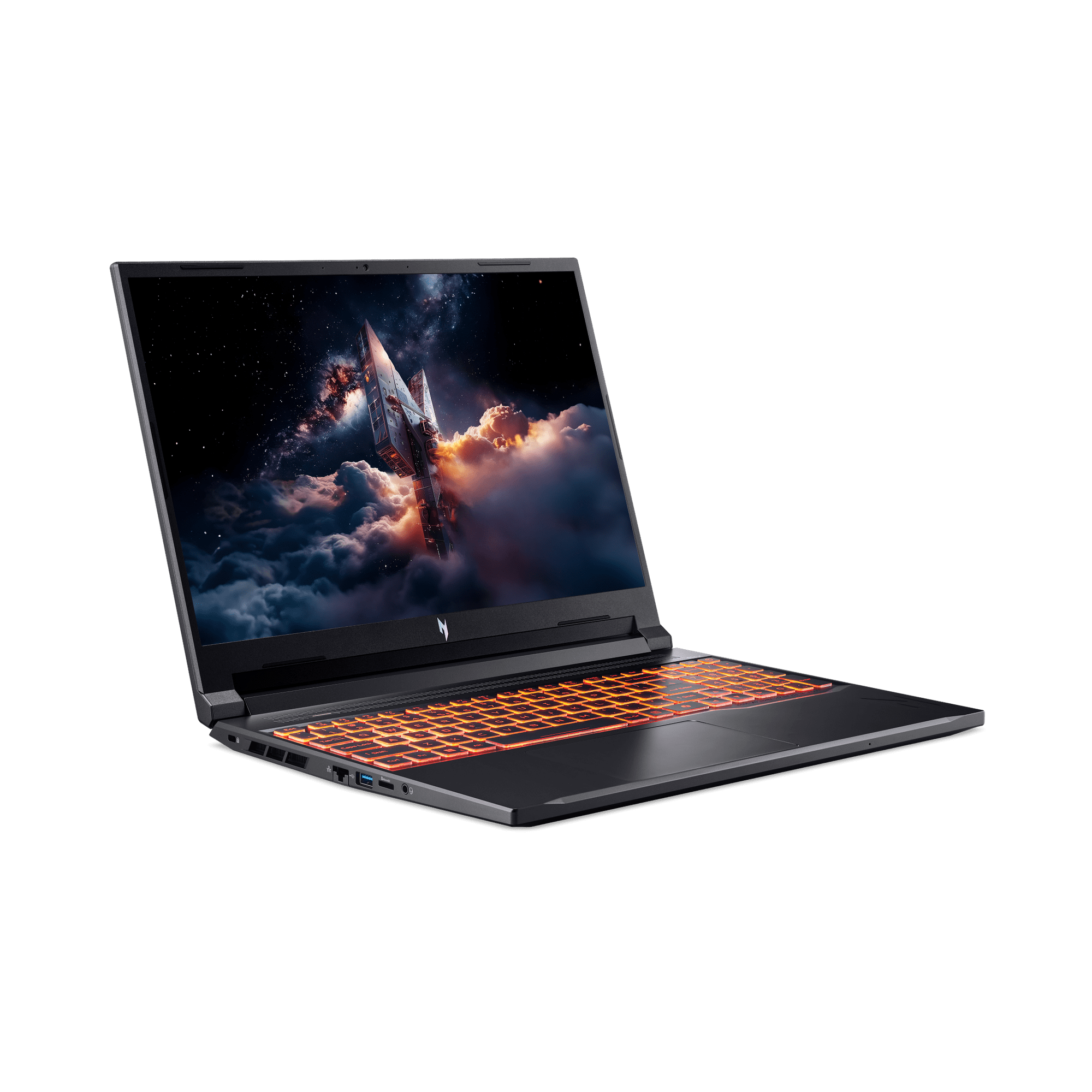 Acer Nitro V 16 AI WUXGA FHD Windows Gaming Laptop (AMD Ryzen 5 240, 16GB Memory, 512GB Storage, RTX 5050 GFX) (Obsidian Black)