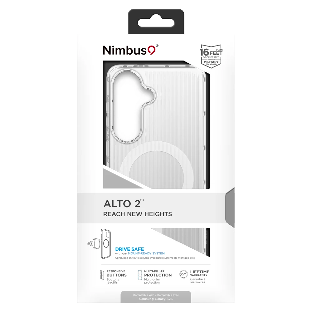 Nimbus9 - Alto 2 MagSafe Case for Samsung Galaxy S26 - Clear
