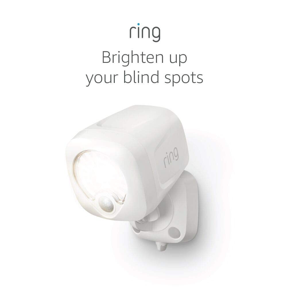 Ring Smart Lighting Spotlight - Outdoor Motion-Sensor Security Light