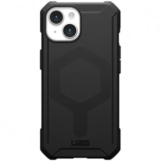 Urban Armor Gear Essential Armor Case with MagSafe for iPhone 15 (Black)