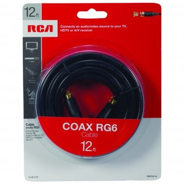 RCA RG6 Coaxial Cable (12ft)