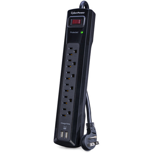 CyberPower Pro Series 8-Outlet and Dual USB 2.4A Surge Protector