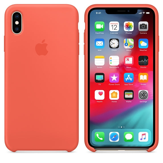 Apple Silicone Case for iPhone X/XS (Nectarine)