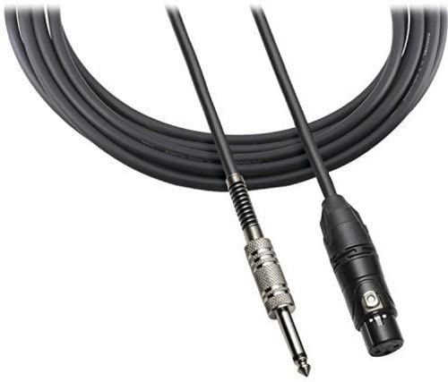 Audio-Technica ATR-MCU XLR Female to 1/4" Male Microphone Cable (10ft)