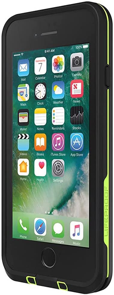 Lifeproof Fre Waterproof Case for iPhone 7/8 and SE (Black/Green)