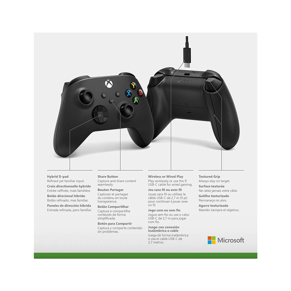 Microsoft XBOX Series X Wireless Controller + USB-C Cable