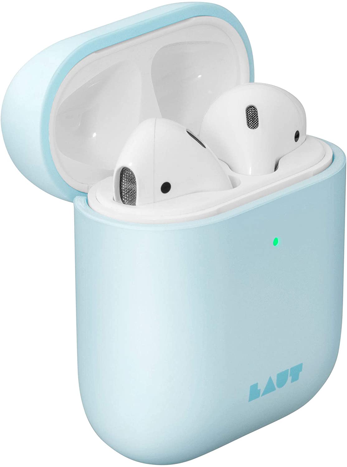LAUT - Huex Pastels for AirPods 1 & 2 Charging Case | Silky Rubber Finish | Ultra Lightweight | Front LED Visible