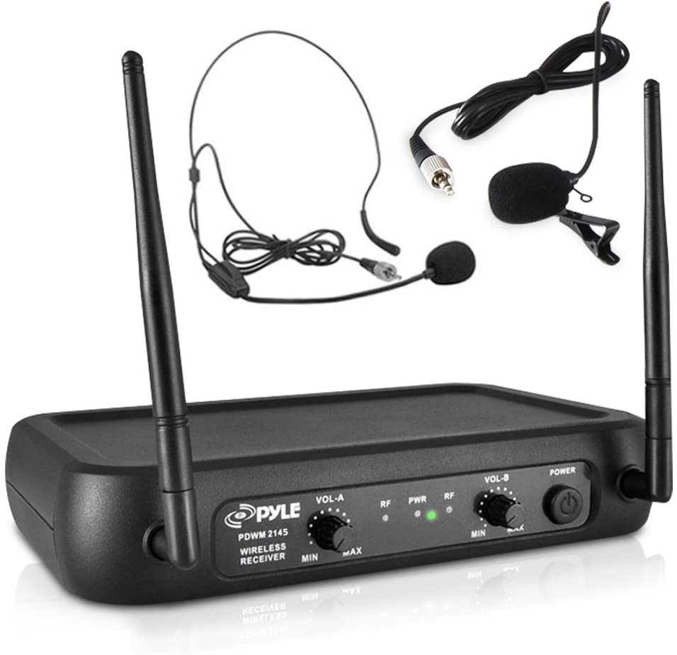 Pyle PDWM2145 Fixed-Frequency Wireless Microphone System