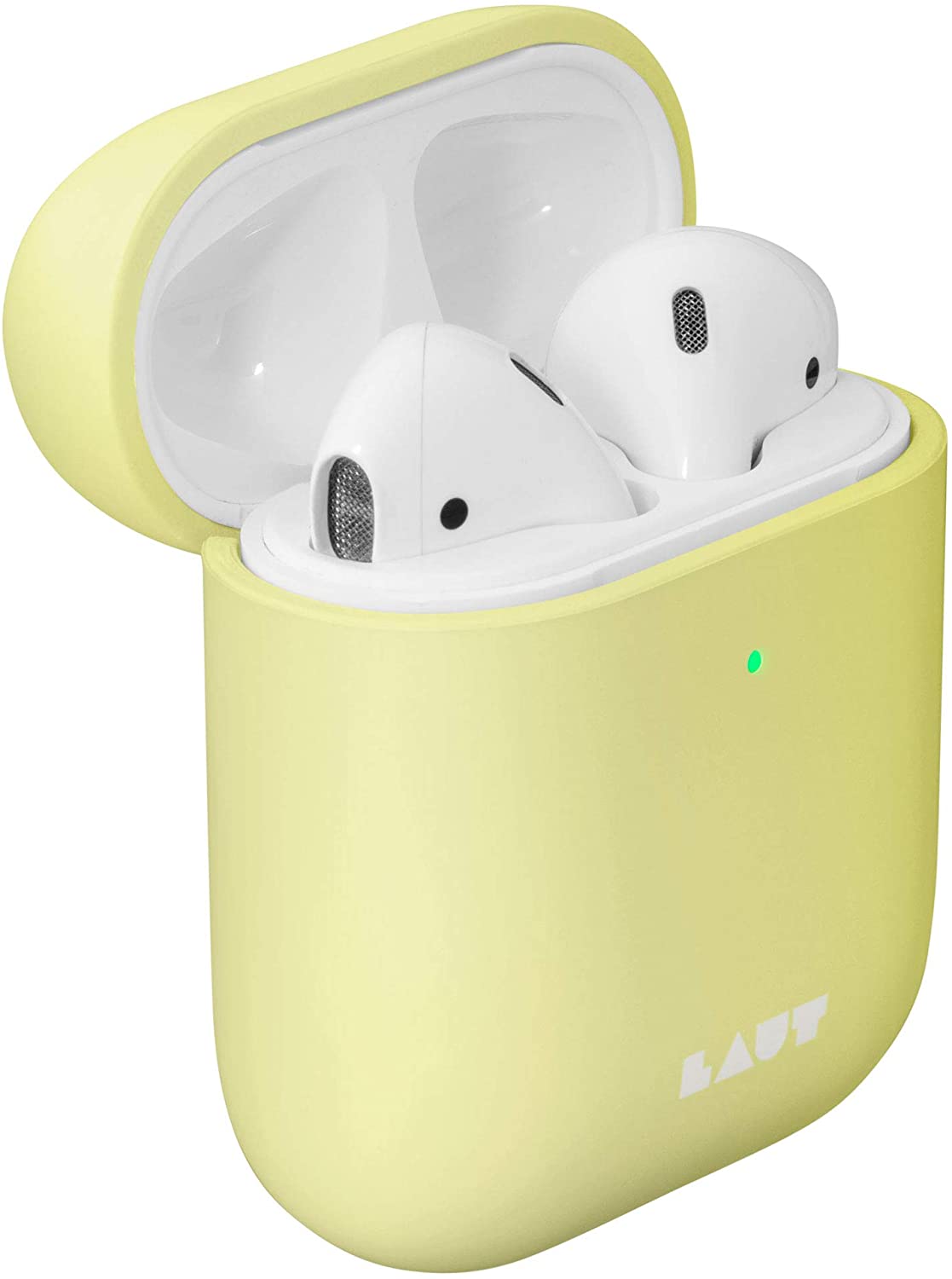 LAUT - Huex Pastels for AirPods 1 & 2 Charging Case | Silky Rubber Finish | Ultra Lightweight | Front LED Visible