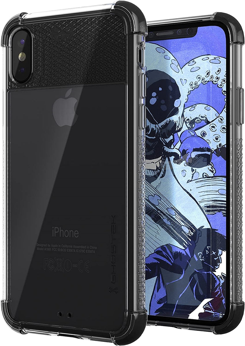 Ghostek Covert 2 Case for iPhone X/XS (Clear/Black)