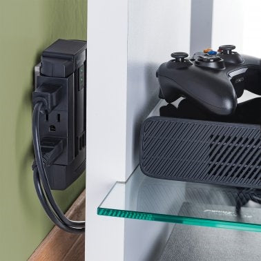 CyberPower P600WSURC1 Home Office Surge-Protector Swivel Wall Tap with 2 USB Ports