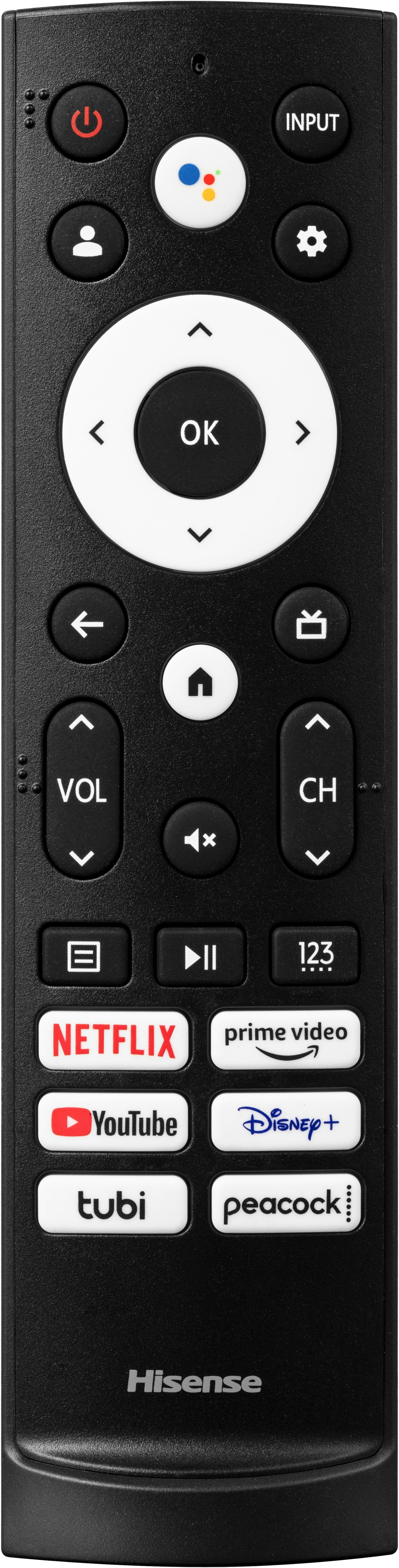 Hisense - 65" Class U6H Series Quantum ULED 4K UHD Smart Google TV