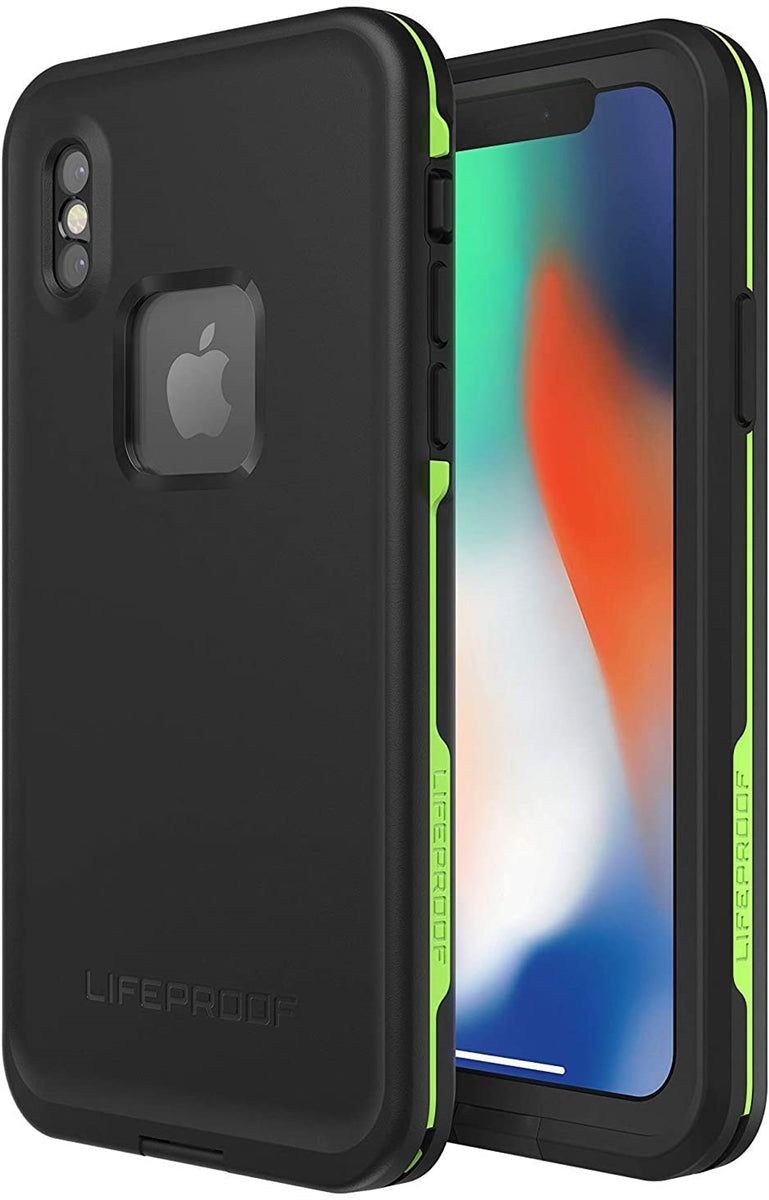 Lifeproof Fre Waterproof Case for iPhone X (Black/Green)
