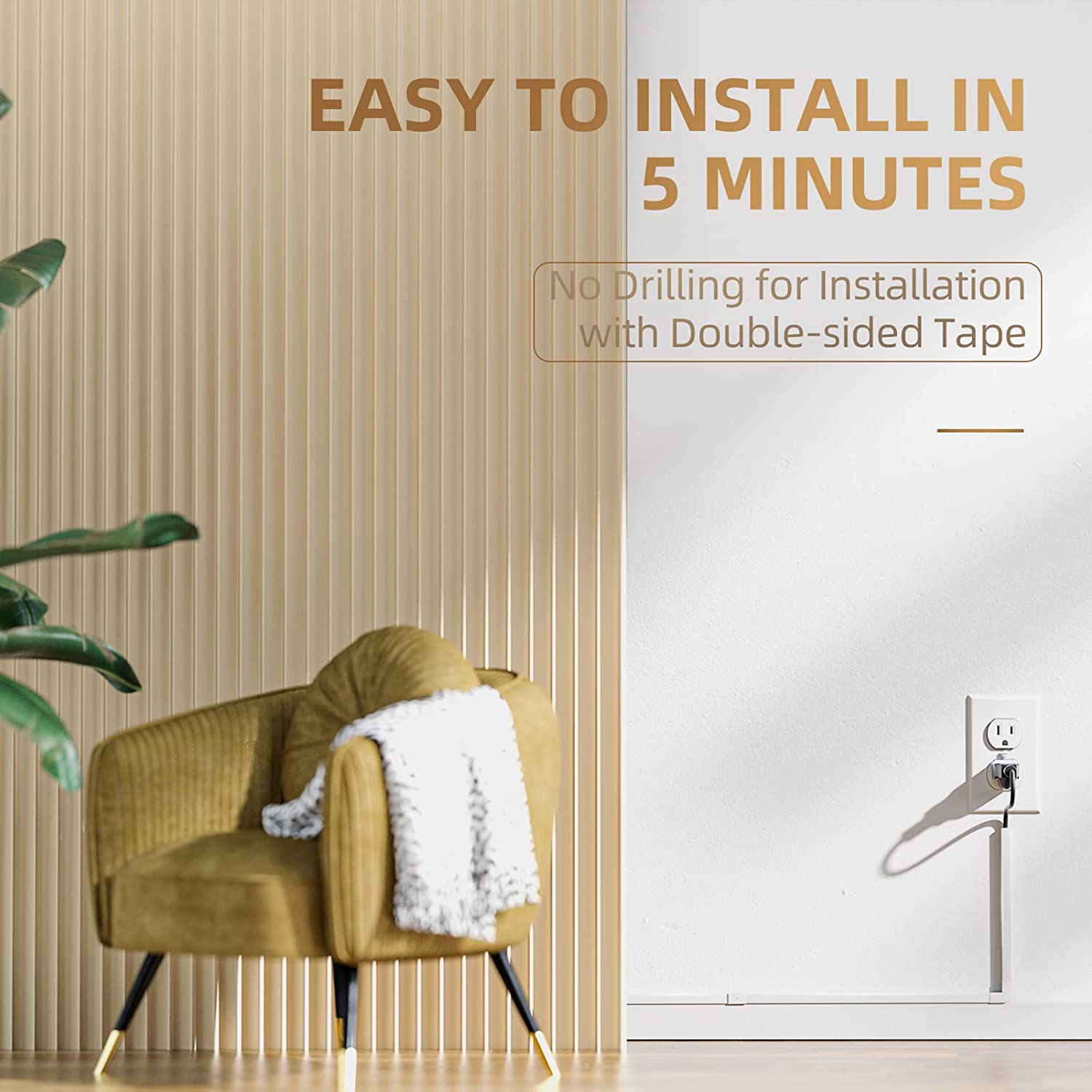 Delamu CC03 One-Cord Cable Raceway Cover