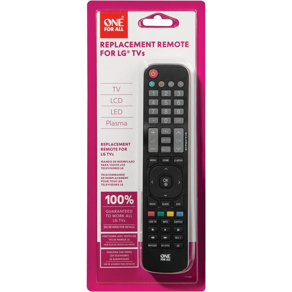 ONE FOR ALL Replacement Remote for LG® TVs