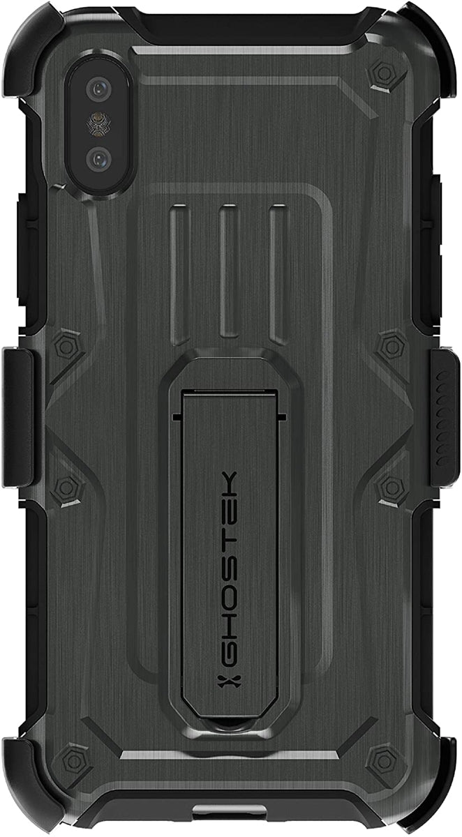 Ghostek Iron Armor 2 Holster Case for iPhone X/XS (Black)