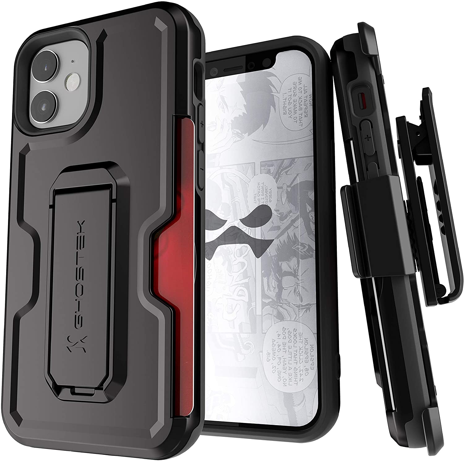 Ghostek Iron Armor 3 Case for iPhone 12 Mini (Black)