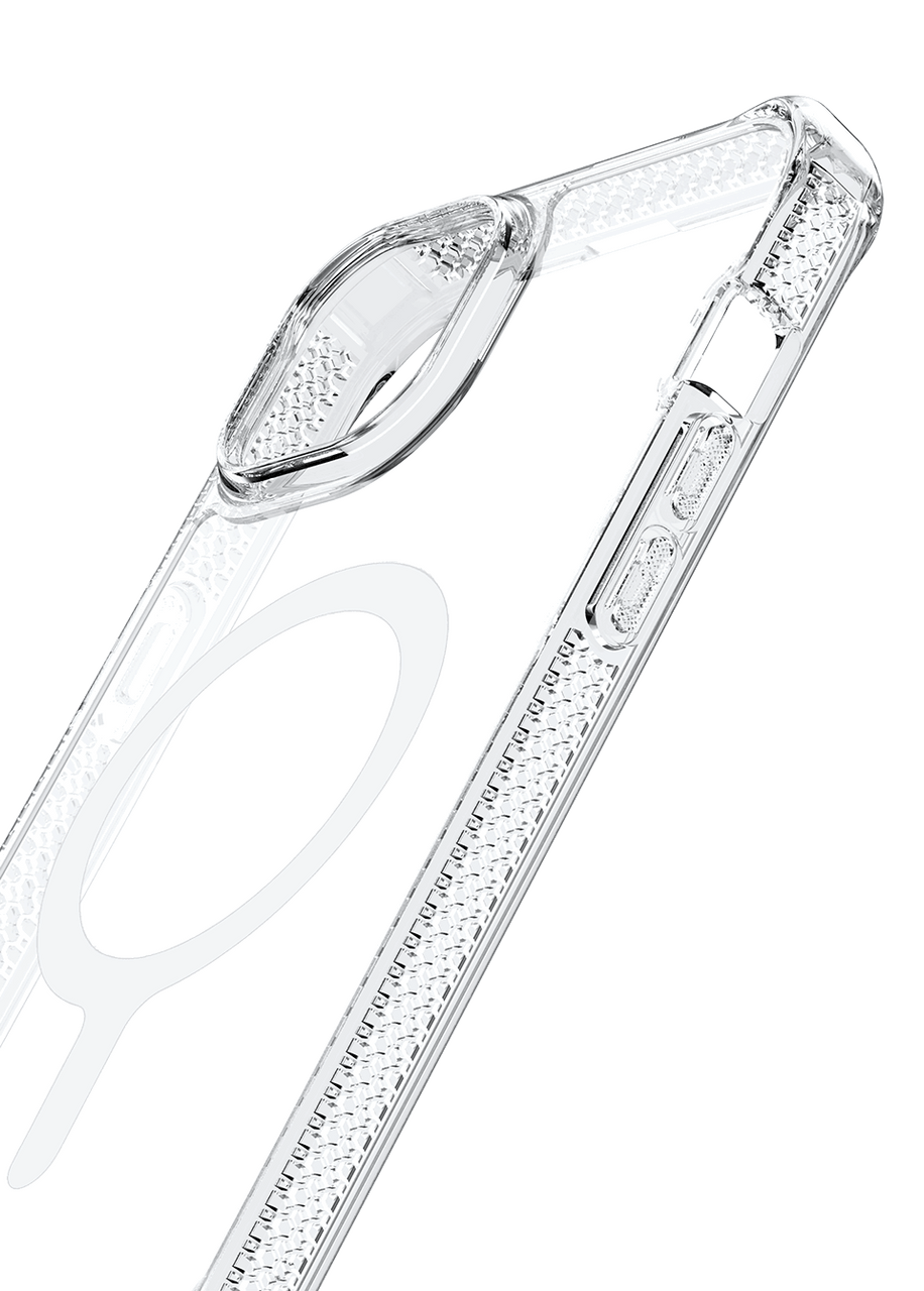 ITSKINS Hybrid Clear Case for the Apple iPhone 14 Plus With MagSafe (Clear)