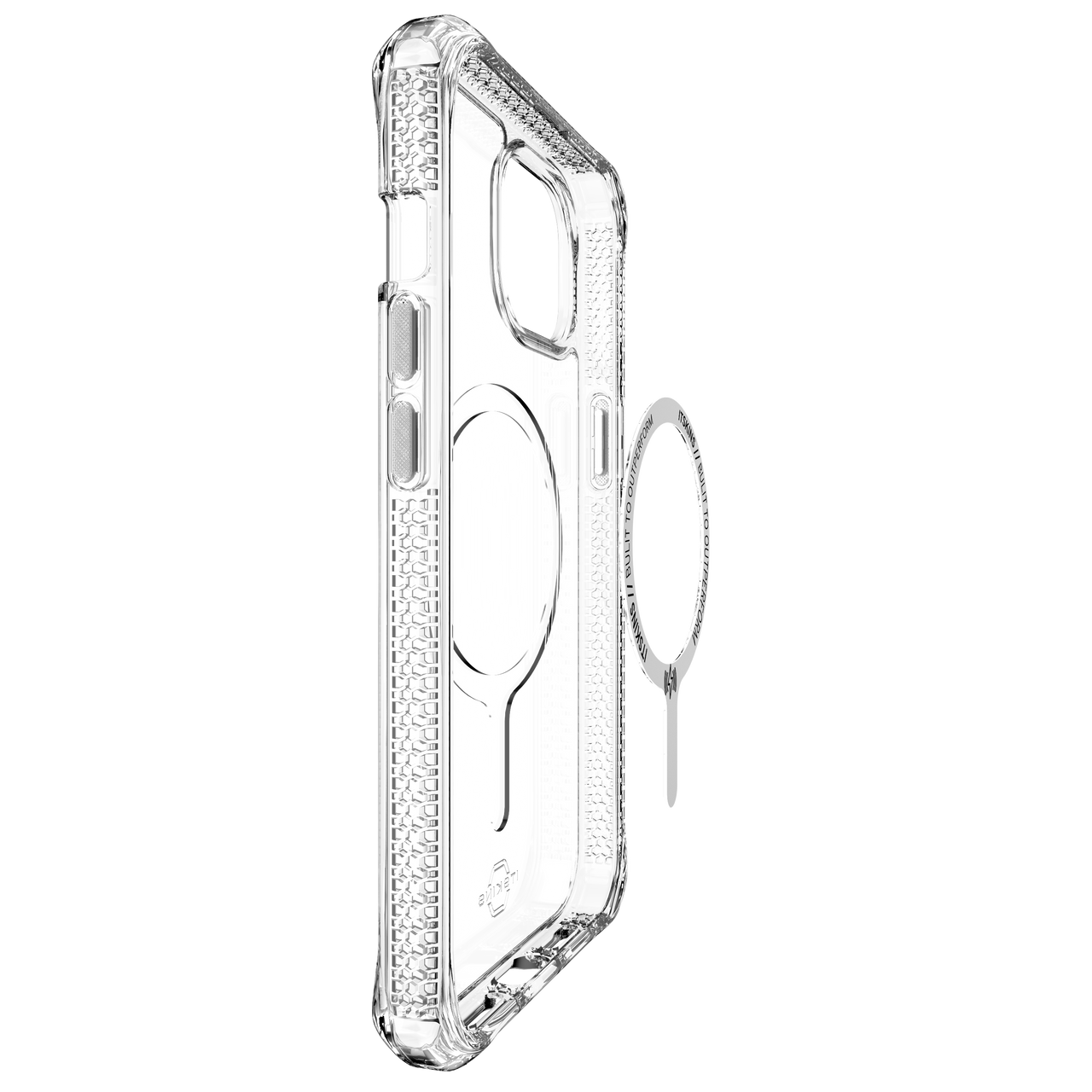 ITSKINS Hybrid Clear Case for the Apple iPhone 14 Plus With MagSafe (Clear)