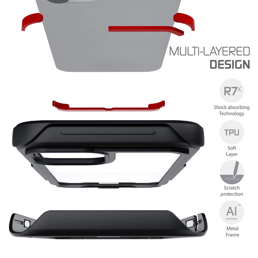 Ghostek Atomic Slim 3 Case for iPhone 12 Pro Max (Black)