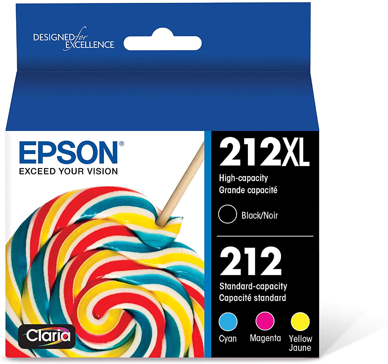 Epson  212XL High Capacity Black and Standard Capacity Color Ink
