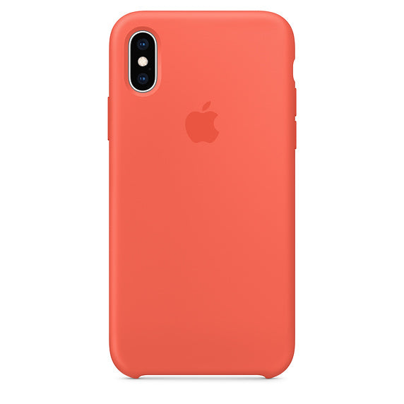 Apple Silicone Case for iPhone X/XS (Nectarine)