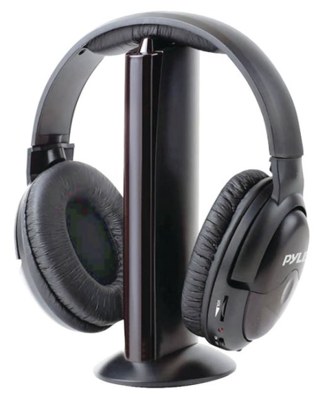 Pyle Professional 5-in-1 Wireless Headphone System with Microphone