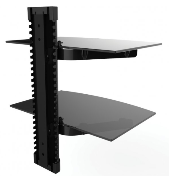 Universal ER-20G (FSH2) Double A/V Component Wall Shelf