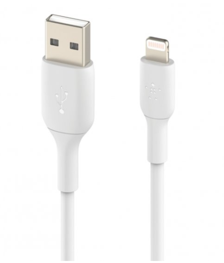 Belkin 10ft Boost Up Charge Lightning to USB-A Cable (White)