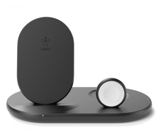Belkin BOOST UP CHARGE 3-in-1 Wireless Charger for Apple Devices (Black)