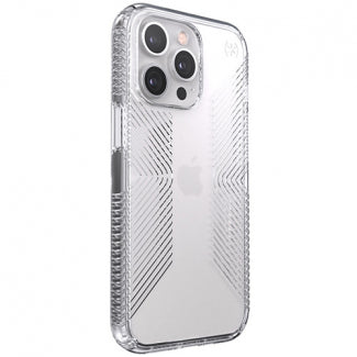 Speck Presidio Perfect-Clear Grip Case for iPhone 13 Pro Max (Clear)