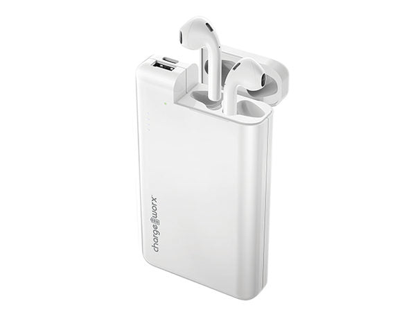 Chargeworx 10,000mAh Power Bank with AirPods Holder