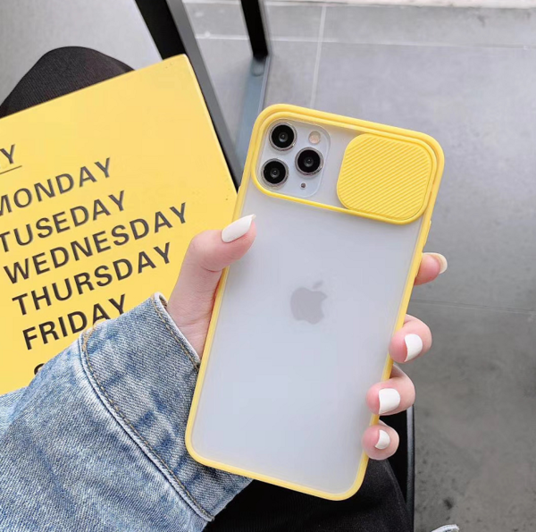 Slide Camera Lens Protection Shockproof Phone Case for iPhone 11 Pro Max