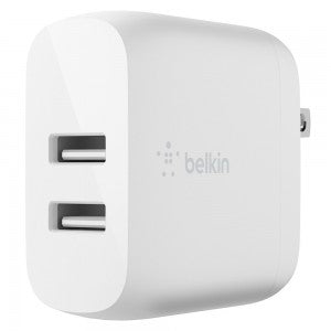 Belkin Boost Charge 24W/4.8 amps Dual USB-A Wall Charger