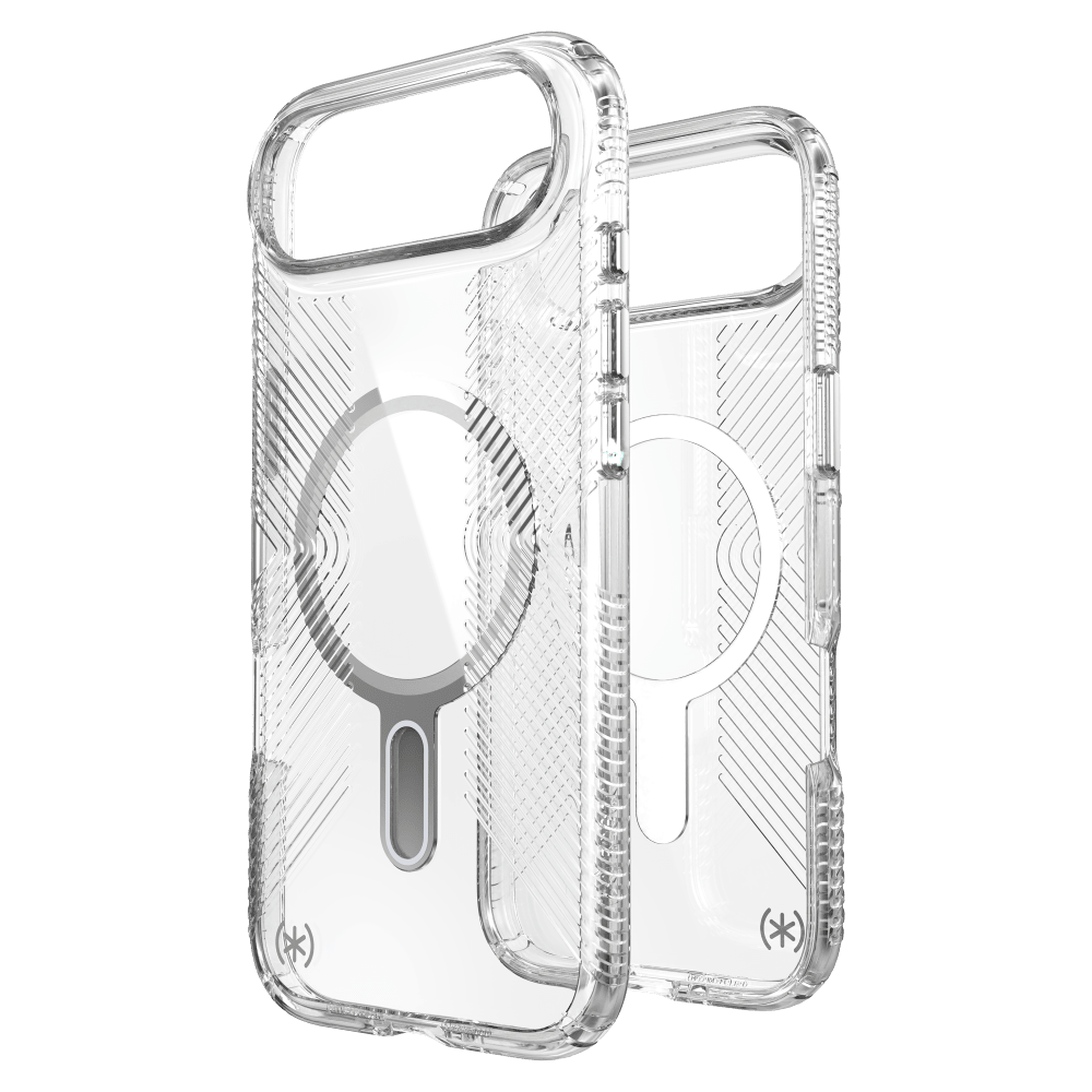 Speck - Presidio Perfect Clear Grip Case with ClickLock for Apple iPhone Series - Clear