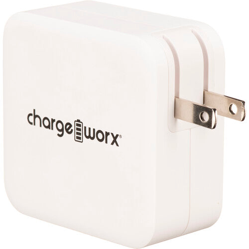 ChargeWorx Dual USB Type-A & USB Type-C 100W Wall Charger