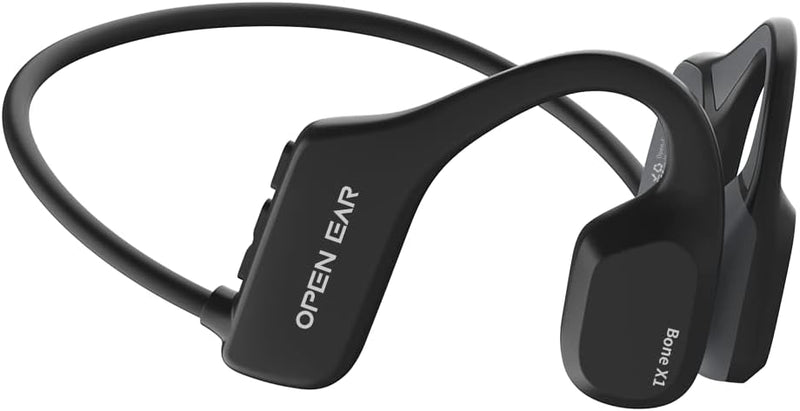 OPN Sound Mezzo Bluetooth® Bone-Conduction Neckband Headphones with Microphone, Black