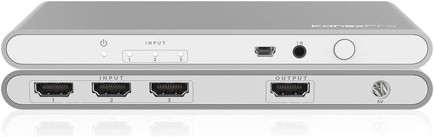 KanexPro 3-Port HDMI 4k Switcher