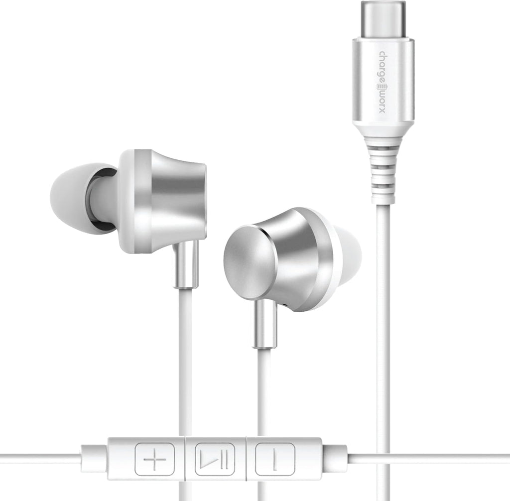 Chargeworx USBC Earbuds with Built in Mic