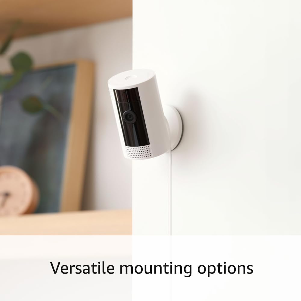 Ring Stick Up Indoor Cam - Compact Plug-In HD Security Camera