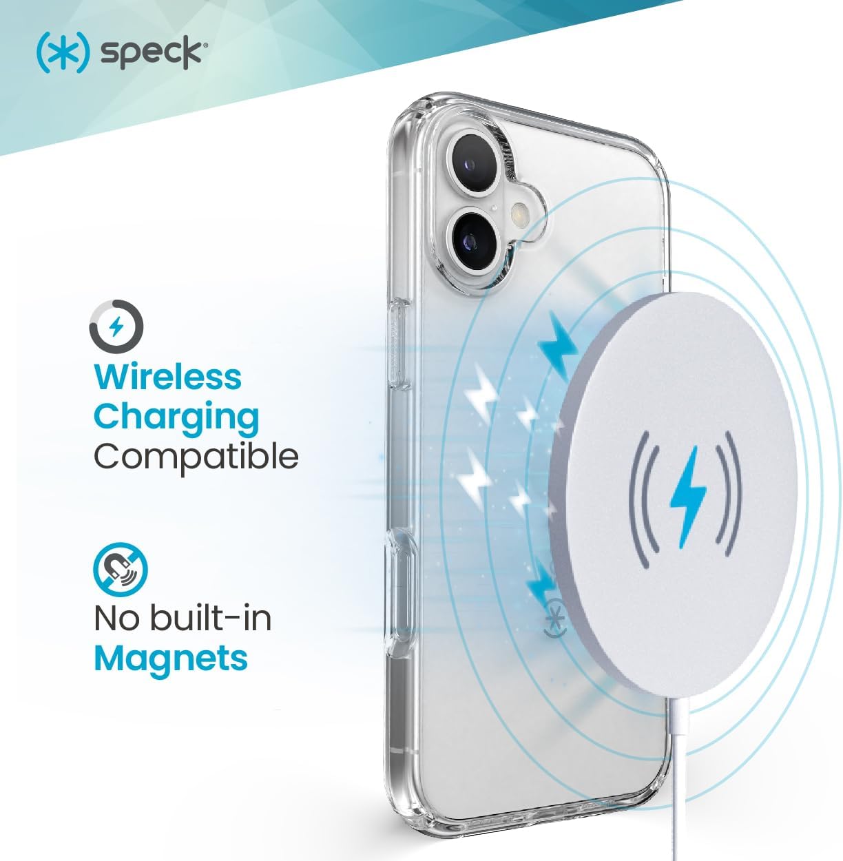 Speck - Gemshell Case for Apple iPhone 16 - Clear